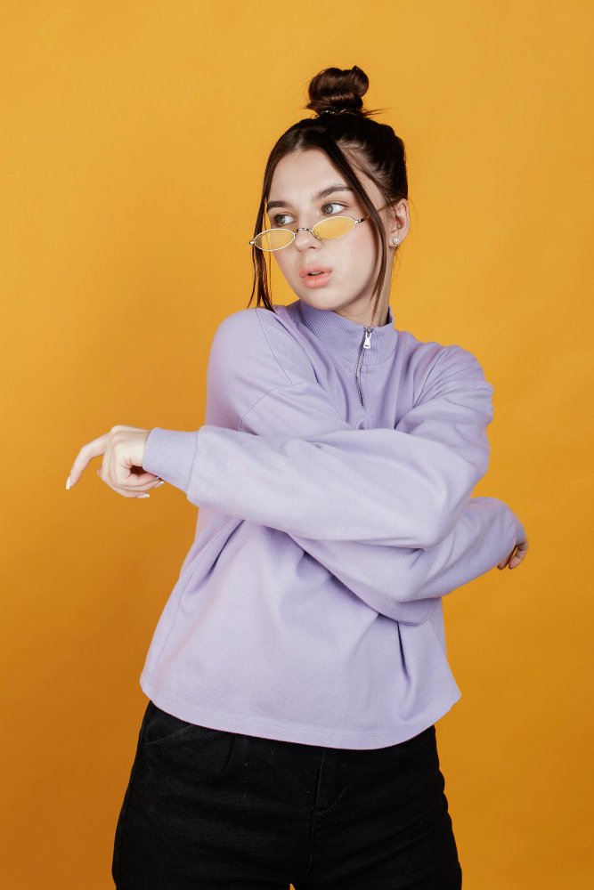 Cotton polyester sweatshirt