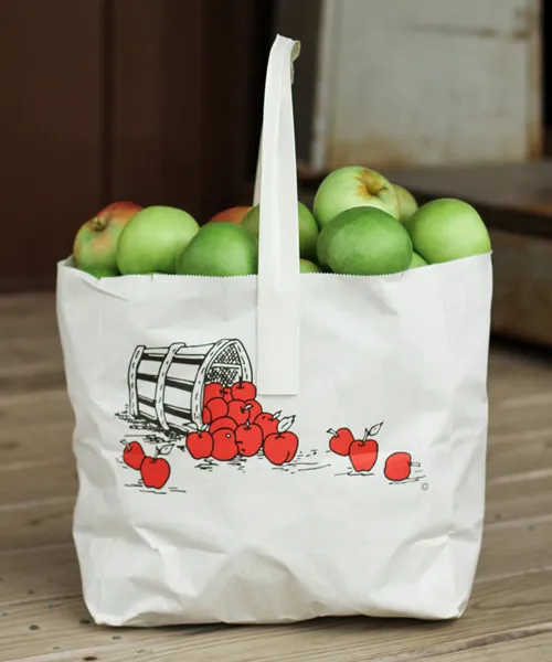 Natural canvas bags