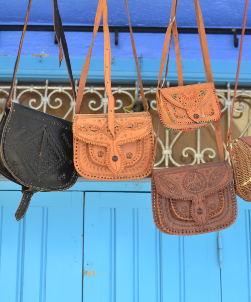 Multicolor canvas bags